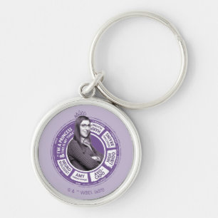 Amy Farrah Fowler Info Graphic Keychain