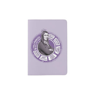 Amy Farrah Fowler Info Graphic Passport Holder
