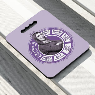 Amy Farrah Fowler Info Graphic Seat Cushion