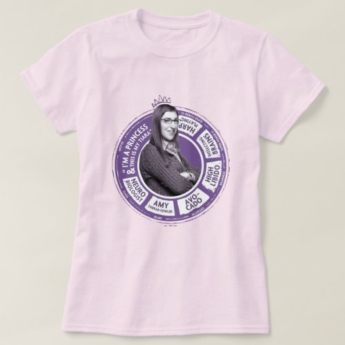 Amy Farrah Fowler Info Graphic T_Shirt