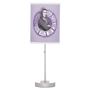 Amy Farrah Fowler Info Graphic Table Lamp