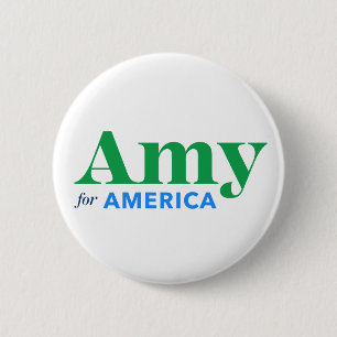 Amy for America Button
