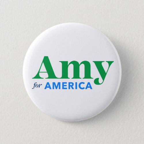 Amy for America Button