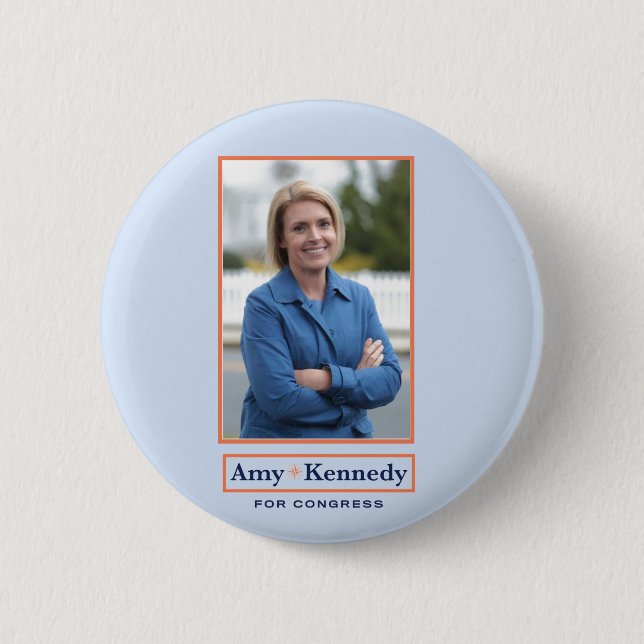 Amy Kennedy for Congress 2020 Button (Front)