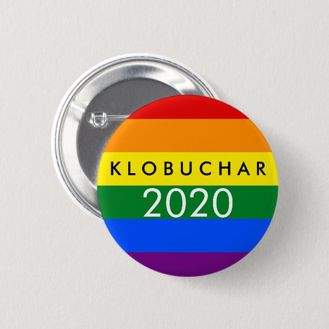 Amy Klobuchar for president 2020 Button (Front & Back)