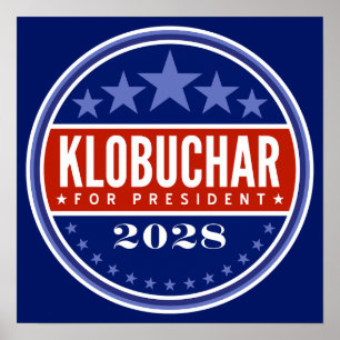 Amy Klobuchar for President 2028 Poster