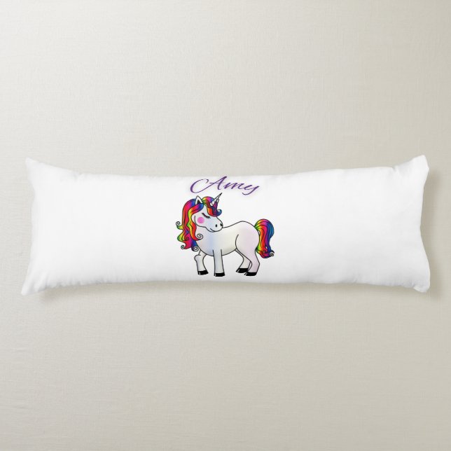 "Amy" Personalized Name Body Pillow (Front)