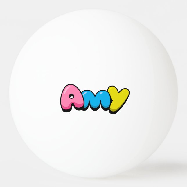 Amy Ping Pong Ball (Front)