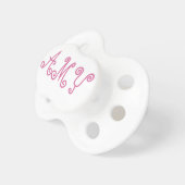 Amy Pink Paci Pacifier (Front Right)