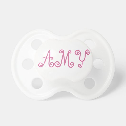 Amy Pink Paci Pacifier (Front)