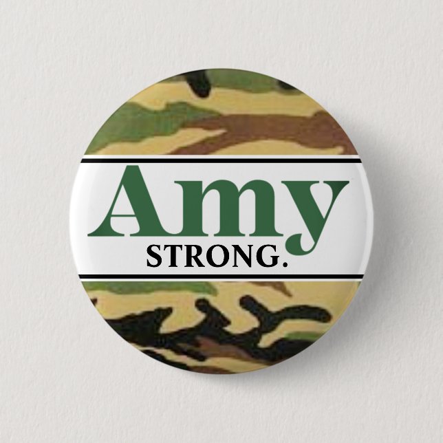 Amy Strong. Button (Front)