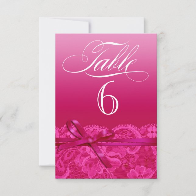Amy Table Card-6 Invitation (Front)