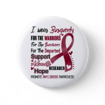 Amyloidosis Awareness Month Ribbon Gifts Button