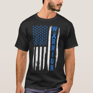 Amyotrophic Lateral Sclerosis ALS Warrior American T-Shirt