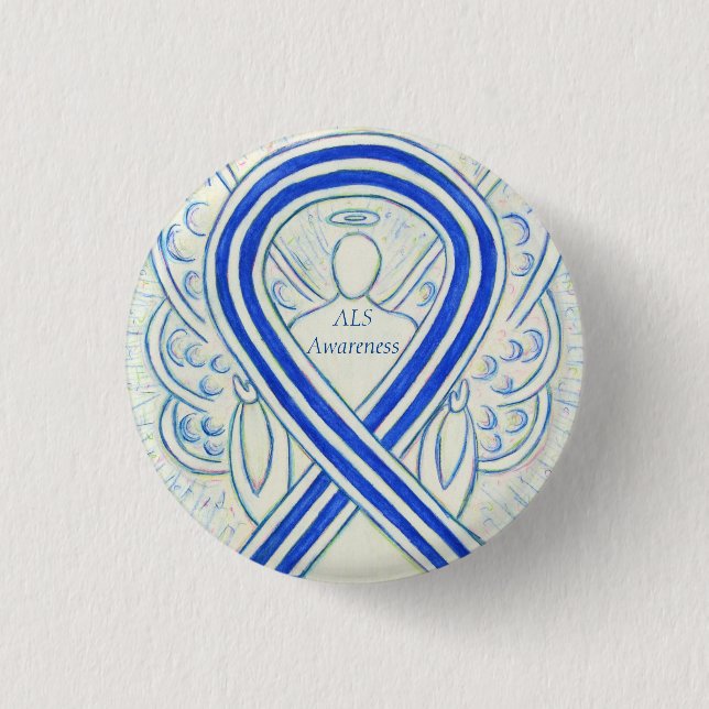 Amyotrophic Lateral Sclerosis Awareness Ribbon Pin (Front)