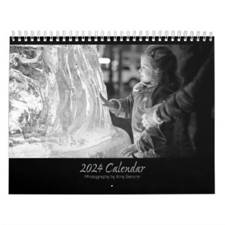 Amy's 2024 Monochrome Calendar