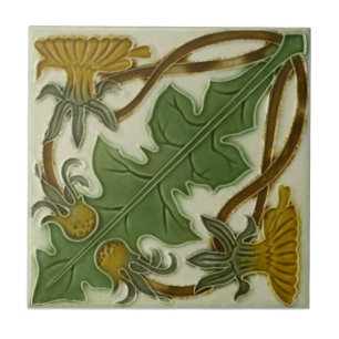 AN009 Art Nouveau Reproduction Antique Tile