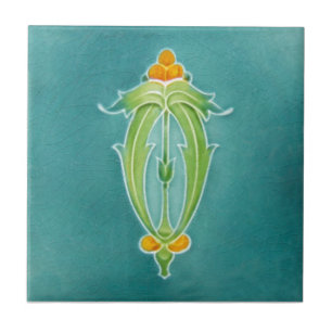 AN053 Art Nouveau Reproduction Antique Tile