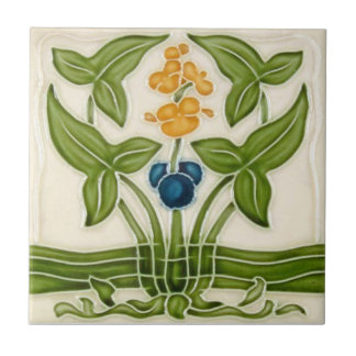 AN107 Art Nouveau Reproduction Antique Tile