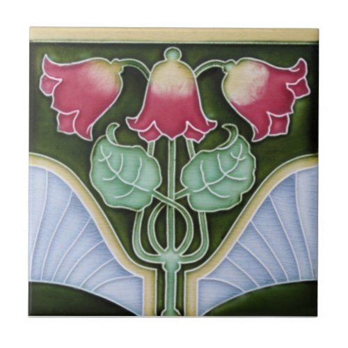 AN111 Art Nouveau Reproduction Antique Tile