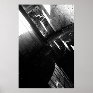 An Abandon Water mill Poster