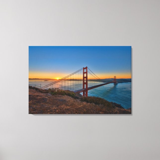 An absolutely stunning sunrise canvas print (Front)