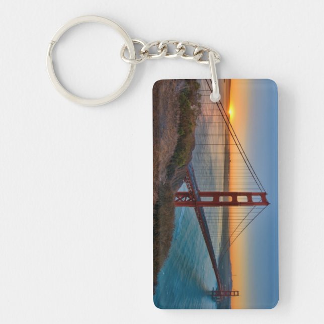 An absolutely stunning sunrise keychain (Front)