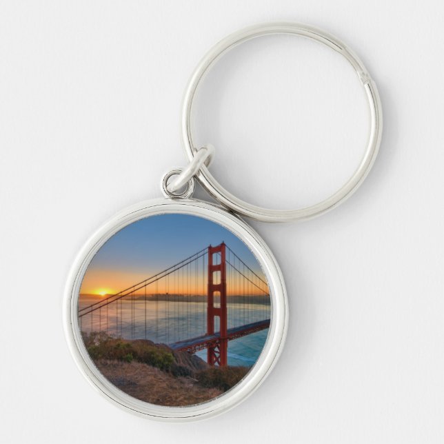 An absolutely stunning sunrise keychain (Front)