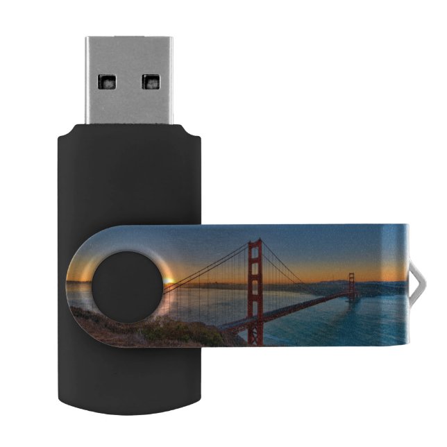 An absolutely stunning sunrise USB flash drive (Opened)