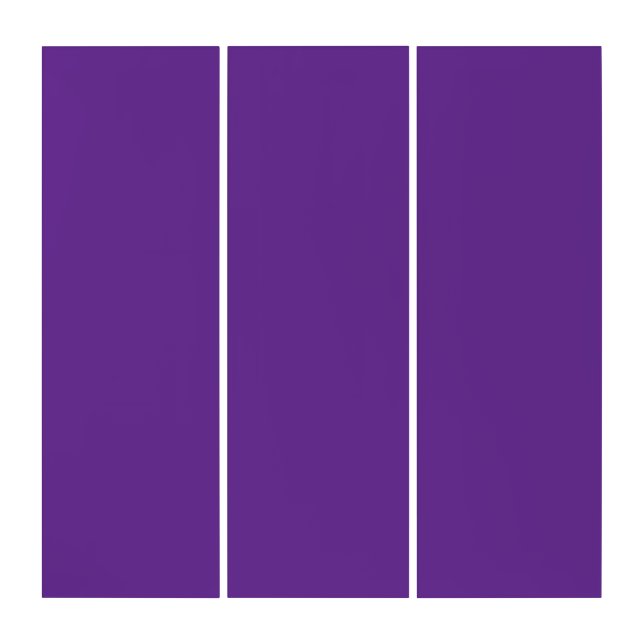 An abstract blend of vibrant purple and pink hues  triptych (Front)