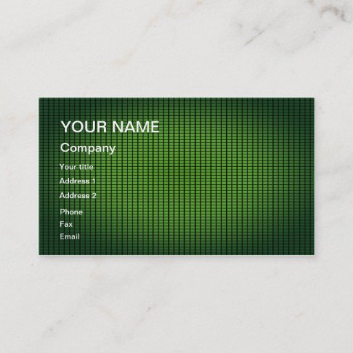 Customizable An abstract business card for you to customize