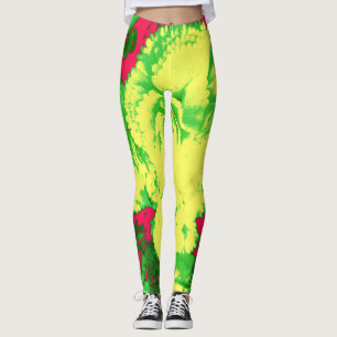 An abstract colorful "Ratti_Creative_Arts" Legging