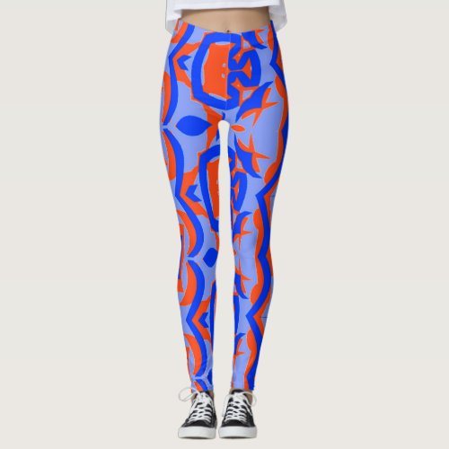 An abstract elegant Ratti_Creative_Arts Legging