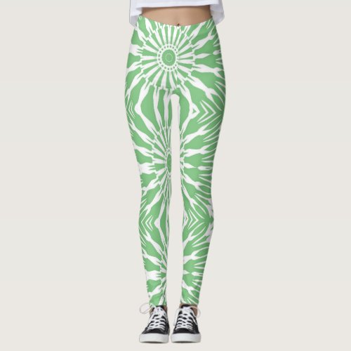 An abstract elegant Ratti_Creative_Arts Leggings