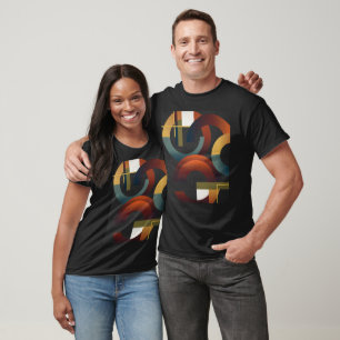 An abstract geometric T-Shirt