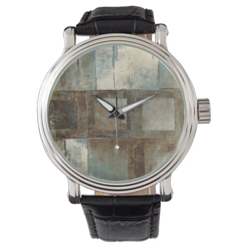 An Abstract in Blue and Brown Watch