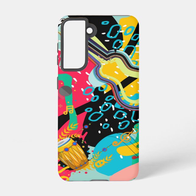 An Abstract Musical Blend Samsung Galaxy Case (Back)