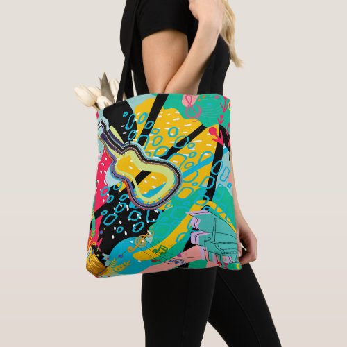 An Abstract Musical Blend Tote Bag