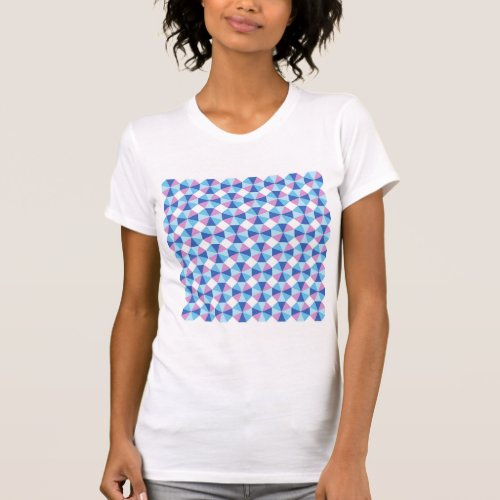 An abstract psychedelic spiral T_Shirt