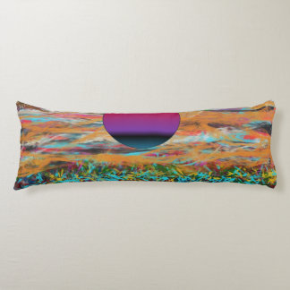 An Abstract Reality Body Pillow