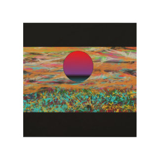 An Abstract Reality Wood Wall Art