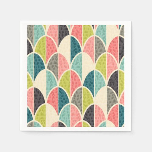 An Abstract Twist Easter Napkins