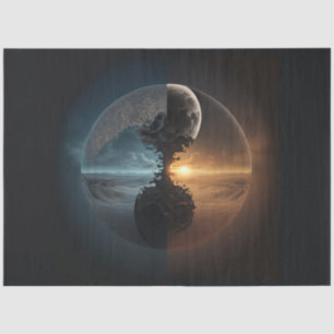An Abstract Ying Yang Series Design 5 Tissue Paper