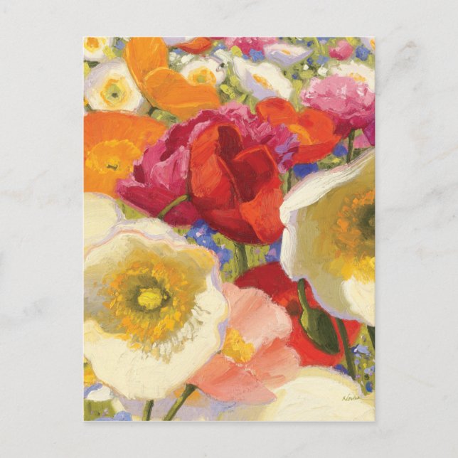 An Abundance of Flowers Postcard (Front)