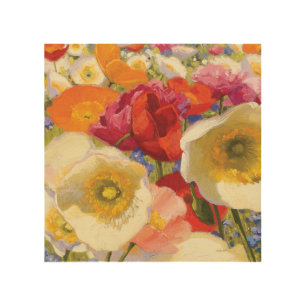 An Abundance of Flowers Wood Wall Art