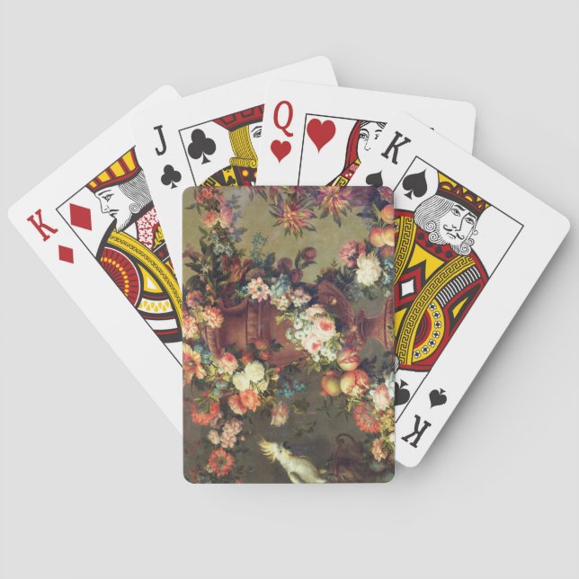 An Abundance of Fruit and Flowers Poker Cards (Back)