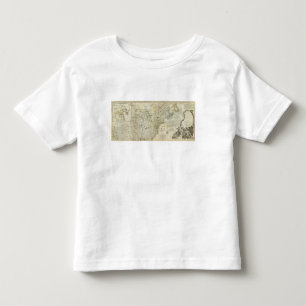 An Accurate Map Of North America Northern section Toddler T-shirt