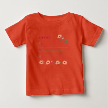 An Acrostic Name Poem For Linda Baby T-shirt by mythology at Zazzle