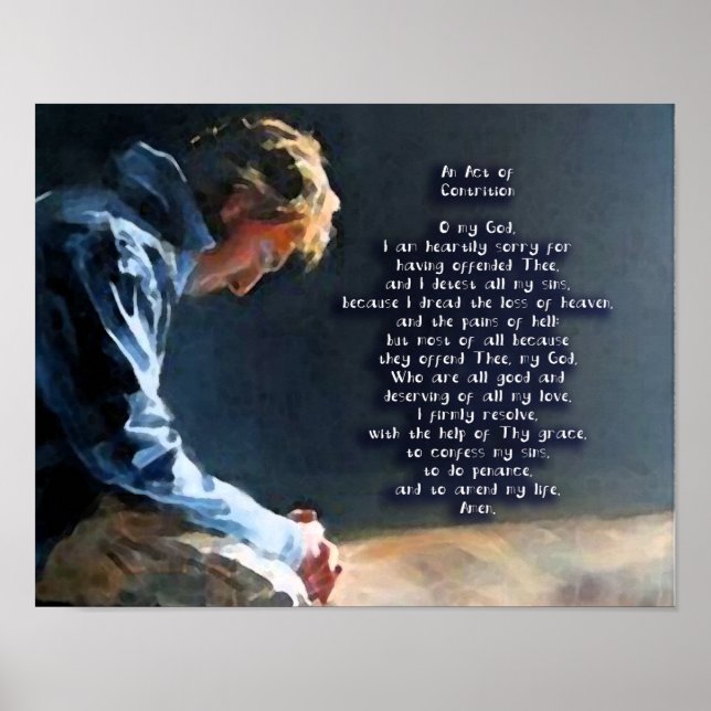 An Act of Contrition Poster (Front)