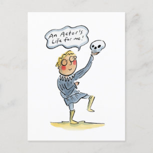 An Actor's Life for me!  Postcard